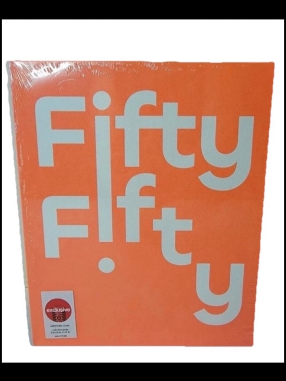 Fifty Fifty Exclusive Red Vinyl LP Record Cardboard Sleeve